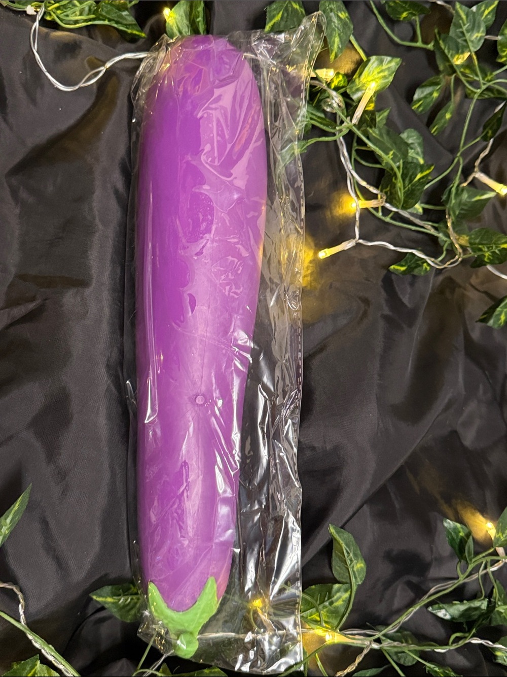 Purple Eggplant Party Prop - JUMBO squishy